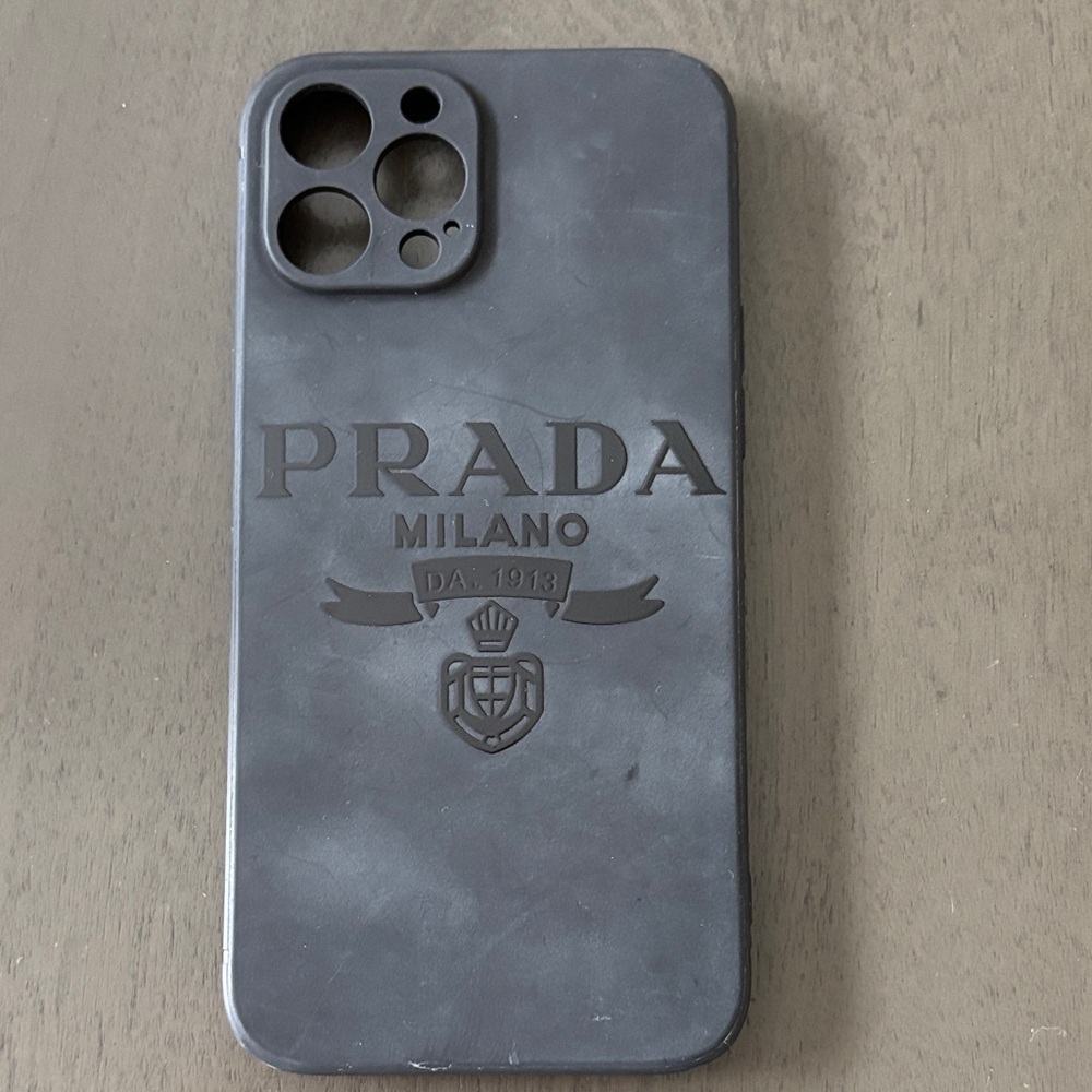 Prada Milano Charcoal Phone Case
